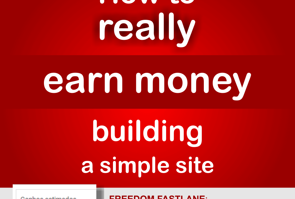 How to really earn money building a website